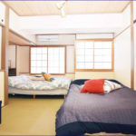 ホステル（ゲストハウス[日本]/ドミトリー）の個室 ゲスト1人 ワンルーム ベッド1台 2共用バスルーム
